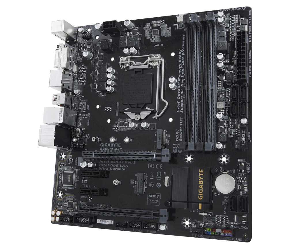 Gigabyte B360M D3P - Motherboard Specifications On MotherboardDB